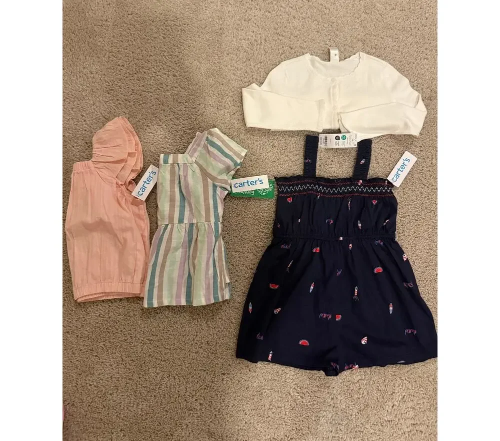 New Girls Carter Bundle-4T Retail $116